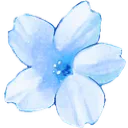 05_blueflower Discord Emoji
