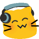BlobCat_Music Discord Emoji