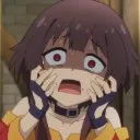 Megumin Scared Discord Emoji