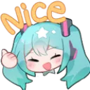 Miku_nice Discord Emoji