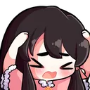 Anime Scared Discord Emoji