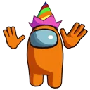 PartyCrewmateOrange