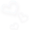 5865whitetriplehearts