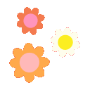 Orange Flower Discord Emoji