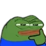 PeepoStareThink Discord Emoji