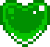 spinningpixelheartgreen