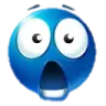 blueguyflushedsuprised Discord Emoji