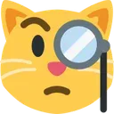 Monocle Cat Discord Emoji