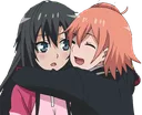 YuigahamaYukinoHug Discord Emoji