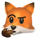 thinking_fox Discord Emoji
