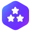ThreeStarsPurple2 Discord Emoji