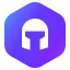 KnightHelmetPurple2 Discord Emoji