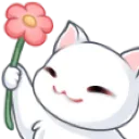 KittyGiveFlower