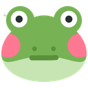 frog_blush Discord emoji
