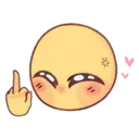 cute_middle_finger