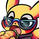 GlassesPika_Eat