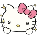 hello_kitty_sparkle_eyes Discord Emoji