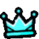 Crown Blue Discord Emoji