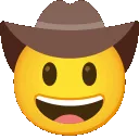cowboyhatface_1f920