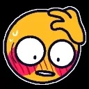 flustered Discord Emoji