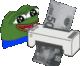 pepePrintMoney Discord Emoji
