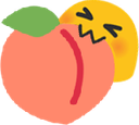 peach_blob_bite Discord emoji