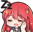 sleep_redgirl Discord Emoji