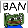 PepeBan Discord emoji