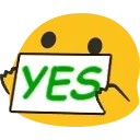 Blob Yes blob_yes Discord Emoji