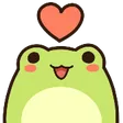 Frog Heart frogheart Discord Emoji