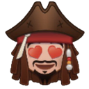 jacksparrow_hearteyes custom emote | Fantasy *:･ﾟ|| Make Friends . Emotes . Chatting ✧*:･ﾟ