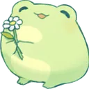 Frog Flower Discord Emoji