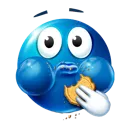 bluemanNOM Discord Emoji