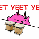 satan_yeet_bongo_cat Discord Emoji