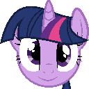 Twilight_Sparkle_Head Discord emoji