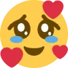 CryingHappyInLove Discord Emoji
