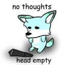 No Thoughts Head Empty Discord Emoji