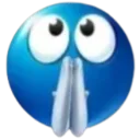 Blue Pray bluepray Discord Emoji