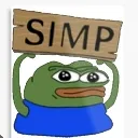 Pepe Simp pepesimp Discord Emoji