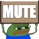 Pepe Mute pepe_mute Discord Emoji