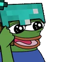 Peepo Minecraft Mining Discord Emoji