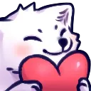 Fox Heart Discord Emoji