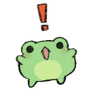 FrogShocked Discord emoji