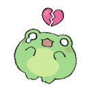 FrogHeartbroken Discord emoji