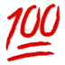 hundredpoints_1f4af Discord Emoji