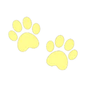 3802yellowpawprints