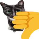 Catthumbsdown Discord Emoji