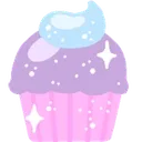 Purple Cupcake Discord Emoji