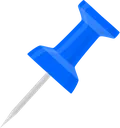 bluethumbtackpushpinclipart
