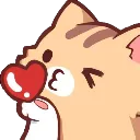 Cat_blowkiss Discord Emoji